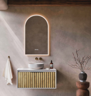 Mueble de baño suspendido Apolo con tapa Solid Surface blanca - Imagen 6