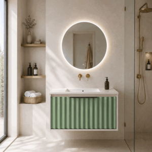 Conjunto mueble de baño Apolo con lavabo de porcelana - Imagen 2