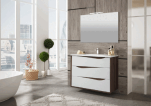 Conjunto de mueble Augusta con lavabo de porcelana - Imagen 2