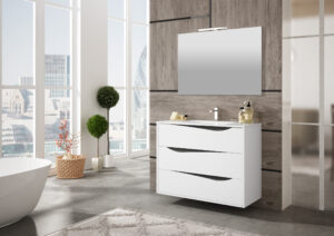 Conjunto de mueble Augusta con lavabo de porcelana