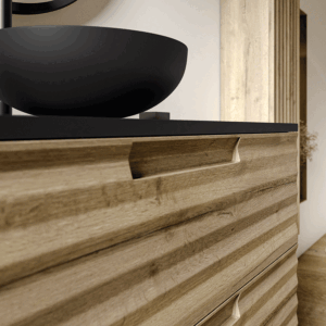 Conjunto mueble suspendido Duna con lavabo de porcelana Marte - Imagen 5