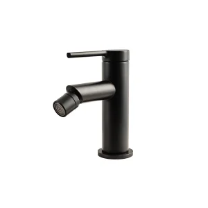 Grifo monomando bidé modelo Turín, en negro