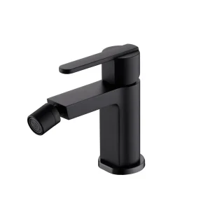 Monomando de bidé Roma Imex moderno y minimalista, en negro