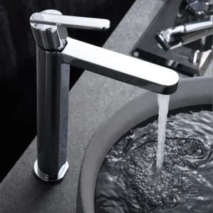 Grifo monomando Roma Imex moderno y minimalista, en cromo