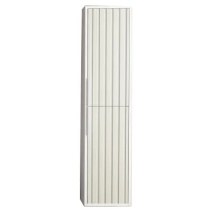 Columna auxiliar Apolo con distribuidor interior de baldas, en blanco