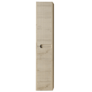 Columna auxiliar de baño suspendida Ezio con dos puertas y baldas interiores - Imagen 5
