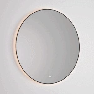 Conjunto de baño suspendido Júpiter con lavabo de resina Santillan negro - Imagen 4