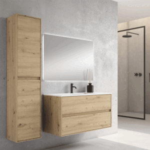 Columna suspendida Mydesign con dos puertas y baldas interiores - Imagen 4