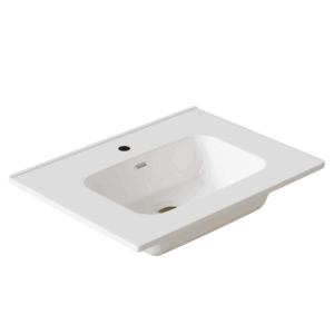 Conjunto de mueble de baño suspendido Bohe con lavabo de porcelana y gran capacidad - Imagen 5