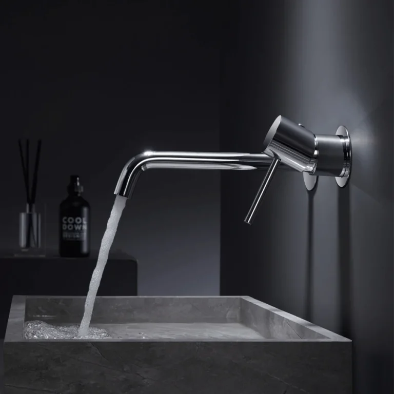 Grifo monomando de lavabo Monza Imex empotrado, en cromo