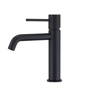Grifo monomando de lavabo Monza Imex, en negro