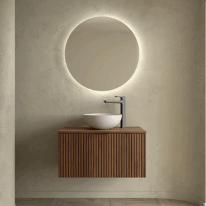 Conjunto de baño Biba con 2 cajones y encimera para lavabo sobre encimera - Imagen 4