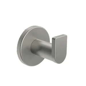 Percha de baño individual en acero inoxidable, en acero