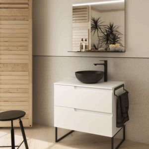 Conjunto de baño Vima suspendido con 2 cajones y encimera - Imagen 3