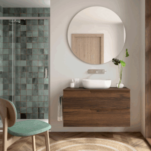 Conjunto de baño Vima suspendido con 2 cajones y encimera - Imagen 2