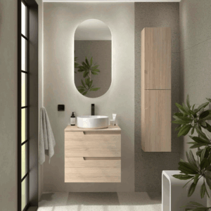 Conjunto de baño Vima suspendido con 2 cajones y encimera - Imagen 6