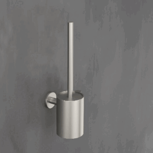 Escobillero de baño de acero inoxidable