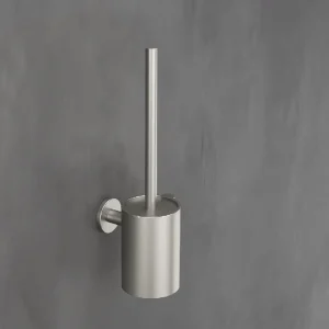 Escobillero de baño de acero inoxidable