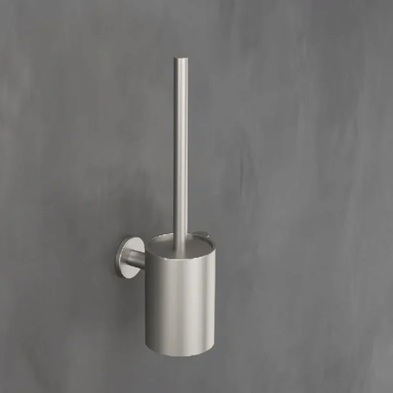 Escobillero de baño de acero inoxidable