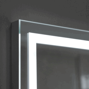 Espejo de baño Malta cuadrado con luz LED Triled y espejo aumento x5 - Imagen 3