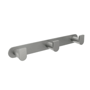 Percha triple de baño en acero inoxidable - Imagen 3