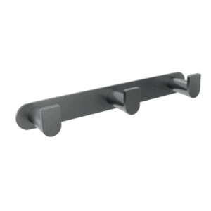 Percha triple de baño en acero inoxidable - Imagen 4