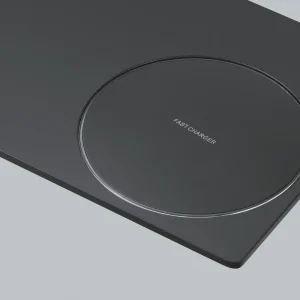 Espejo Concept con luz LED dual y cargador inalámbrico, detalle del cargador inalámbrico, vista 5