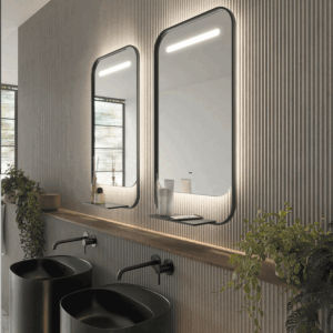 Espejo Concept con luz LED dual y cargador inalámbrico
