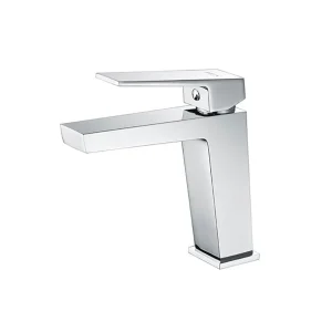 Grifo monomando lavabo serie Art, grifería baño moderna Imex, en cromo