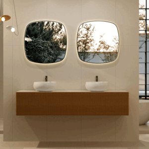 Espejo de baño Catania con luz LED retroiluminada y sensor - Imagen 2