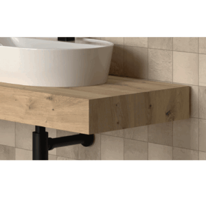 Mueble de baño Domus con encimera para lavabo sobre encimera - Imagen 6