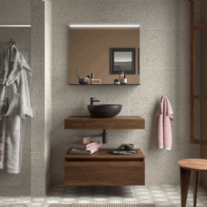 Mueble de baño Domus con encimera para lavabo sobre encimera - Imagen 3