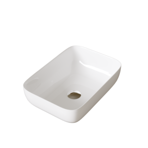 Mueble de baño suspendido Bahía 100 cm con lavabo sobre encimera en color calcio - Imagen 3