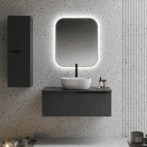 Composición de mueble de baño Chicago suspendido 60 o 120 cm con cajones y tapa lacada - Imagen 3