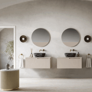 Composición de mueble de baño Chicago suspendido 60 o 120 cm con cajones y tapa lacada - Imagen 7