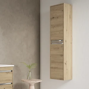 Columna de baño auxiliar suspendida 150 cm – almacenamiento para baño, ambientado en baño