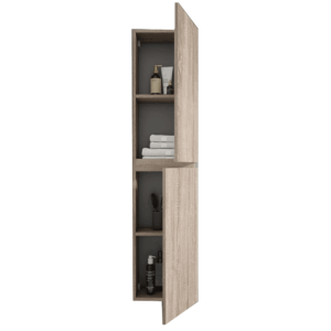 Columna de baño Porto en roble claro