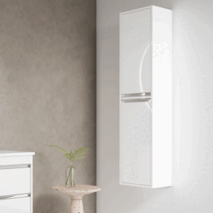 Columna de baño auxiliar suspendida 150 cm – almacenamiento para baño