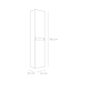 Columna de baño Porto en roble claro - Imagen 5