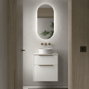 Conjunto de baño Luva con encimera para lavabo sobre encimera - Imagen 3