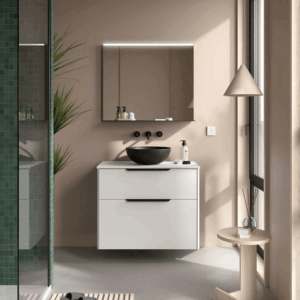 Conjunto de baño Luva con encimera para lavabo sobre encimera - Imagen 5