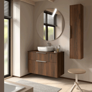 Conjunto de baño Luva con encimera para lavabo sobre encimera - Imagen 10
