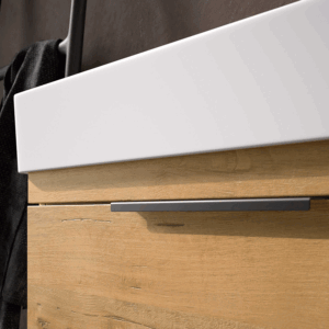 Mueble de baño Elena con lavabo One 60cm, diseño moderno integrado en porcelana - Imagen 3