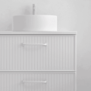 Mueble de baño suspendido Carmen 80 cm con lavabo Aire y 2 cajones - Imagen 6