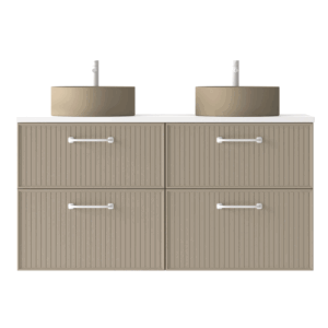 Mueble de baño suspendido Carmen 80 cm con lavabo Aire y 2 cajones - Imagen 3