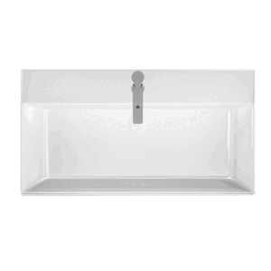 Mueble de baño Elena con lavabo One 60cm, diseño moderno integrado en porcelana - Imagen 6
