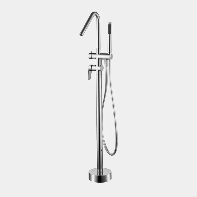 Grifería monomando exenta para bañera Bélgica IMEX, en cromo