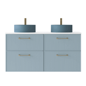 Mueble de baño suspendido Carmen 80 cm con lavabo Aire y 2 cajones - Imagen 5