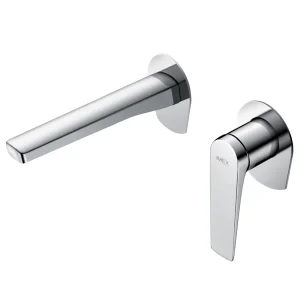 Grifo empotrado de lavabo monomando serie Delos de Imex, en cromo