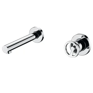 Grifo empotrado de lavabo monomando serie Olimpo de Imex, en cromo